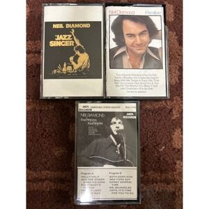 Neil Diamond Cassette Lot The Jazz Singer Primitive‎ Touching You Touching Me